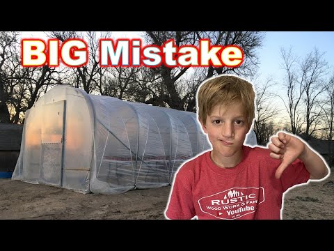 I made a HUGE Greenhouse Mistake
