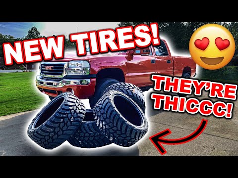 33x14.50r22 AMP MUD TIRES FOR MY LLY!