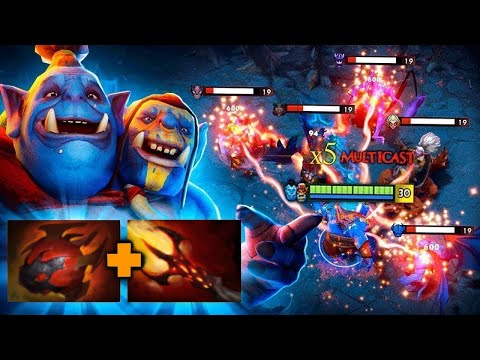 21 Kills Ogre Magi Insane Damage🔥🔥🔥 One Shot Rampage | Dota 2 Gameplay