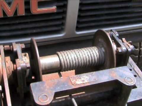 WINCH RESPOOL BY BSF RECOVERY TEAM