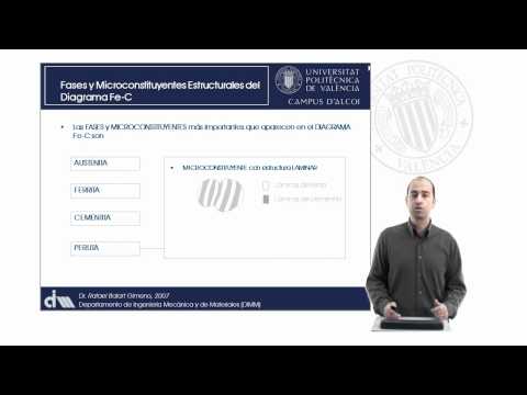 Diagramas de Aleaciones de Ingeniería. Diagrama hierrro-carbono | 22/93 | UPV