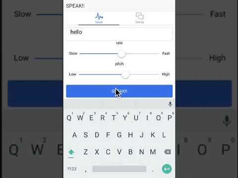 text to speech - voice app