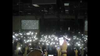 For King and Country singing Amazing Grace with fans