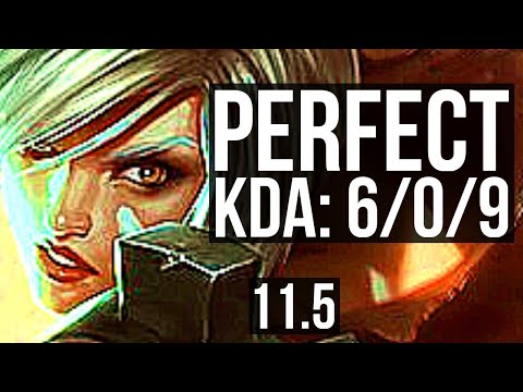 RIVEN vs EKKO (MID) | 6/0/9, 2.9M mastery, 300+ games, Dominating | EUW Master | v11.5