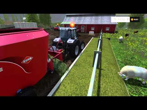 Farming Simulator 15 feeding sheep