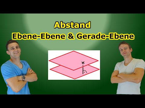 Abstand Ebene-Ebene/ Gerade-Ebene || Mathe leicht gemacht