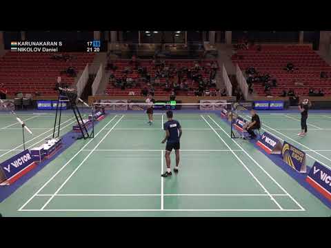 Match point - Sathish Kumar Karunakaran vs Daniel Nikolov - MS, Final - Hungarian Int. C'ships 2021
