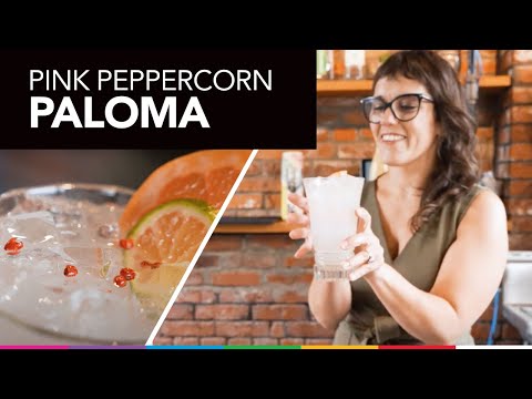 Spiceology Mixology - Pink Peppercorn Paloma Cocktail Recipe
