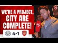 Manchester City 4-1 Arsenal | We’re A Project, City Are Complete!