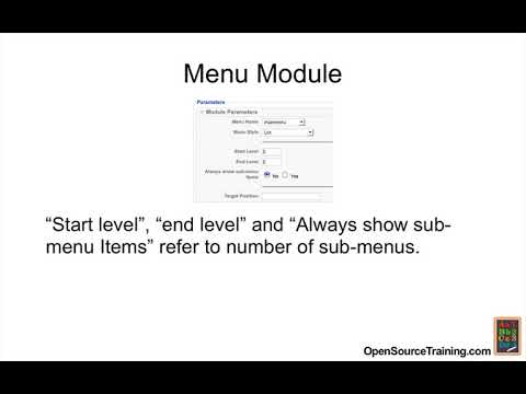 Joomla 1 5 Beginner Lesson 36 Built in Modules
