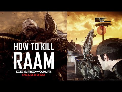 How to Quickly Kill the Final Boss- RAAM - Gears of War Reloaded Hard Difficulty