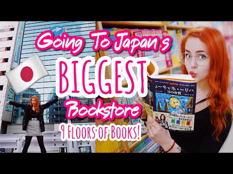 EXPLORANDO A MAIOR LIVRARIA DO JAPÃO | Bookstore Vlog!