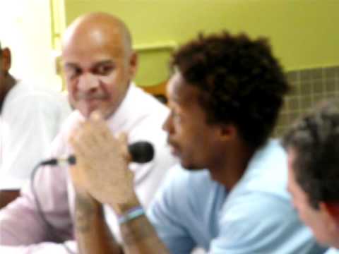 Gael Monfils @ Lycée Shoelcher - La vérité sur sa coupe de cheveux