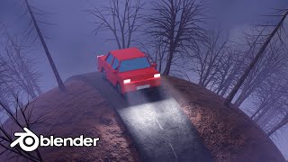 Low Poly Car Animation Blender 2.83