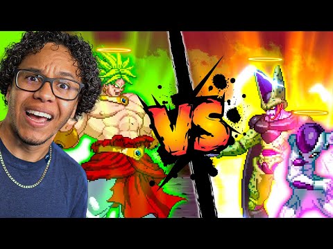 Reacting to Frieza, Cell vs Broly - [Sprite Animation]