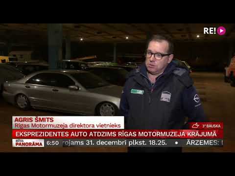 Eksprezidentes auto atdzims Rīgas motormuzeja krājumā