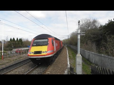 EMR HST 125 no 43274 & 43238 | Outwood Station | 21st March 2021