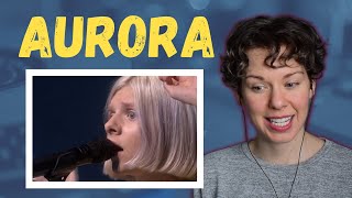 Voice Teacher Reacts to AURORA - Murder Song (5, 4, 3, 2, 1)