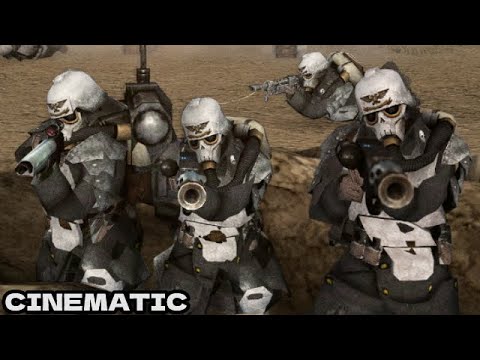 Death Korps of Krieg vs Eldar! - Men of War: Warhammer 40K Mod