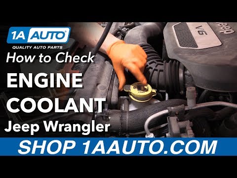 How to Check Engine Coolant 06-18 Jeep Wrangler