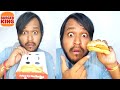 Trying BURGERKING Combo For FIRST Time In India Rs129 Only Burgers French Fries इतना सब 