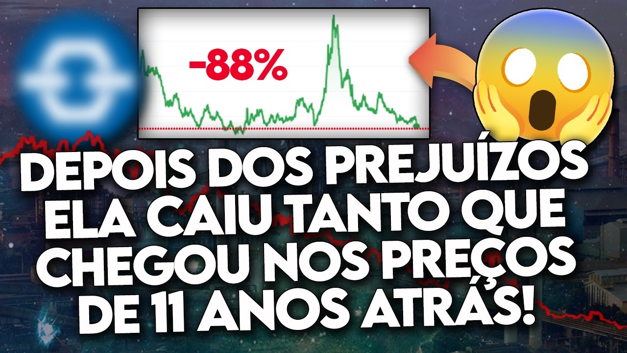 Conheça 5 AÇÕES que ESTÃO nas MÍNIMAS de SEMPRE! (Elas podem QUEBRAR em BREVE?) - TOP 5