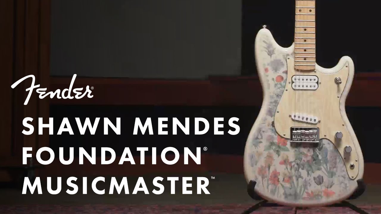 Shawn Mendes Foundation Musicmaster | Artist Signature Series | Fender - YouTube