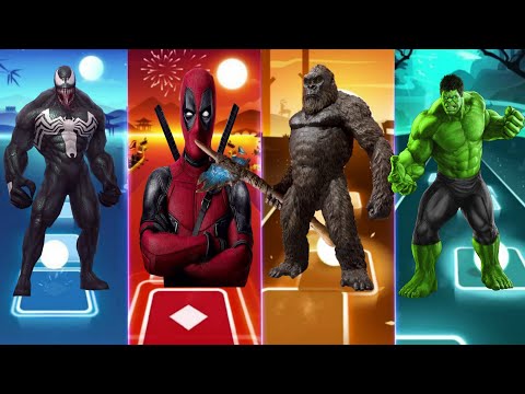 VENOM VS DEADPOOL VS KING KONG VS HULK TILES HOP 1000K