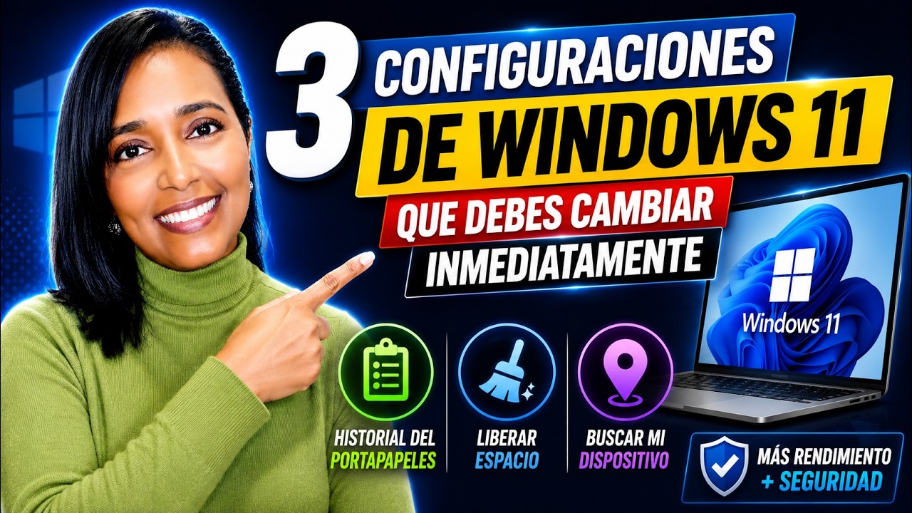 3 CONFIGURACIONES de WINDOWS 11 que MEJORAN tu PC.
