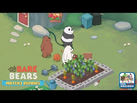 We Bare Bears: Match3 Repairs - Feel Healthier just looking at your Vegetable Garden (CN Games)