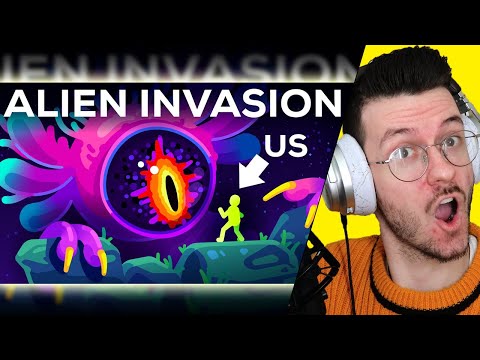 Reaction to Why Aliens Might Already Be On Their Way To Us by @kurzgesagt
