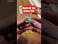 TRICK to Replace Apple Air Tag Battery #shorts