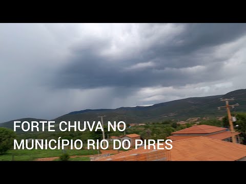 FORTE CHUVA ESTA CHEGANDO NO MUNICÍPIO DE RIO DO PIRES BAHIA #NORDESTE #BRASIL 