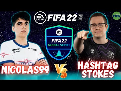 NICOLAS99FC VS HASHTAG STOKES - FIFA 22 GLOBAL SERIES QUALIFY 4 | PRÓ VS PRÓ