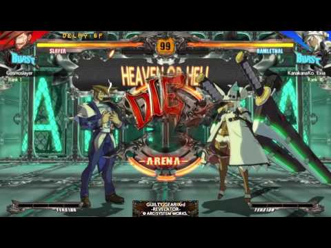 Guilty Gear Xrd -Revelator- - Player Match: Cosmoslayer(Slayer) vs. KanakanaKo_Exia(Ramlethal)