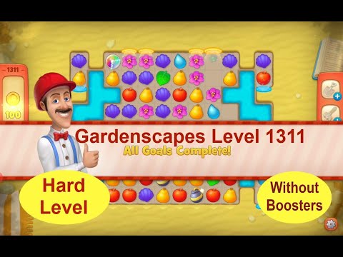 Gardenscapes Level 1311 - No Boosters