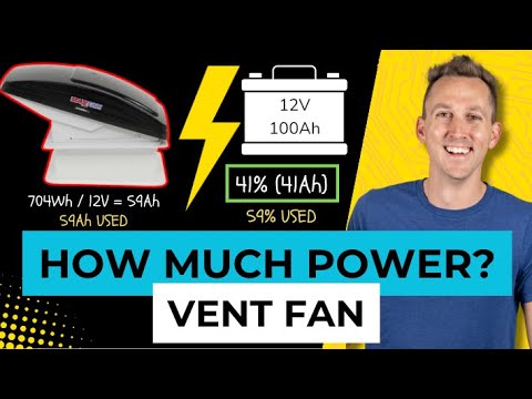 Vent Fan. How Much Power for a Mobile, Marine, or Off-Grid Electrical System?