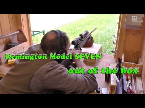 Remington Model SEVEN Synthetic out of the box caliber .308 Win