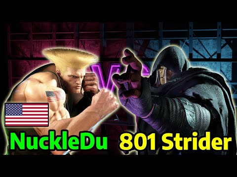 👑 STREET FIGHTER 6 ➥ NuckleDu (GUILE ガイル) VS. 801 Strider (M.BISON ベガ) LEGEND/MASTER RANKS 👑