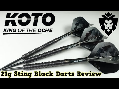 King of The Oche STING BLACK  21g Darts Review - Dartshopper