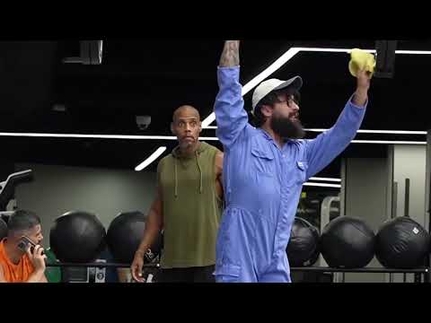 Anatoly Best Gym Prank ! – small cleaner destroys big bodybuilders