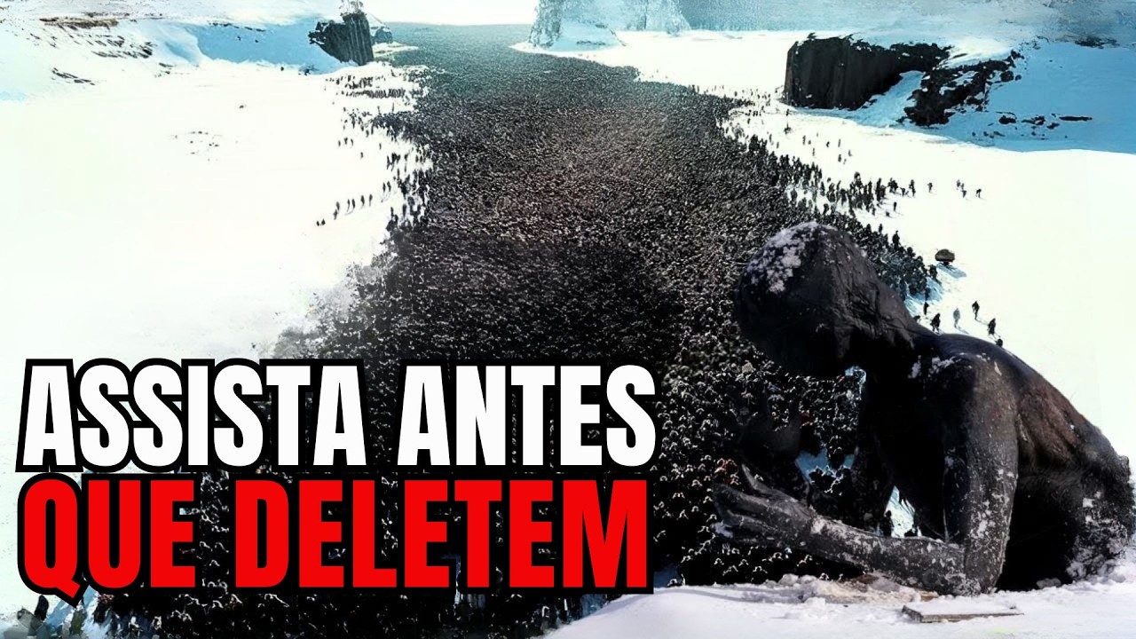 Cientistas FICAM CHOCADOS quando Drone Sobrevoa a MURALHA DE GELO DA ANTÁRTICA e Faz Descoberta