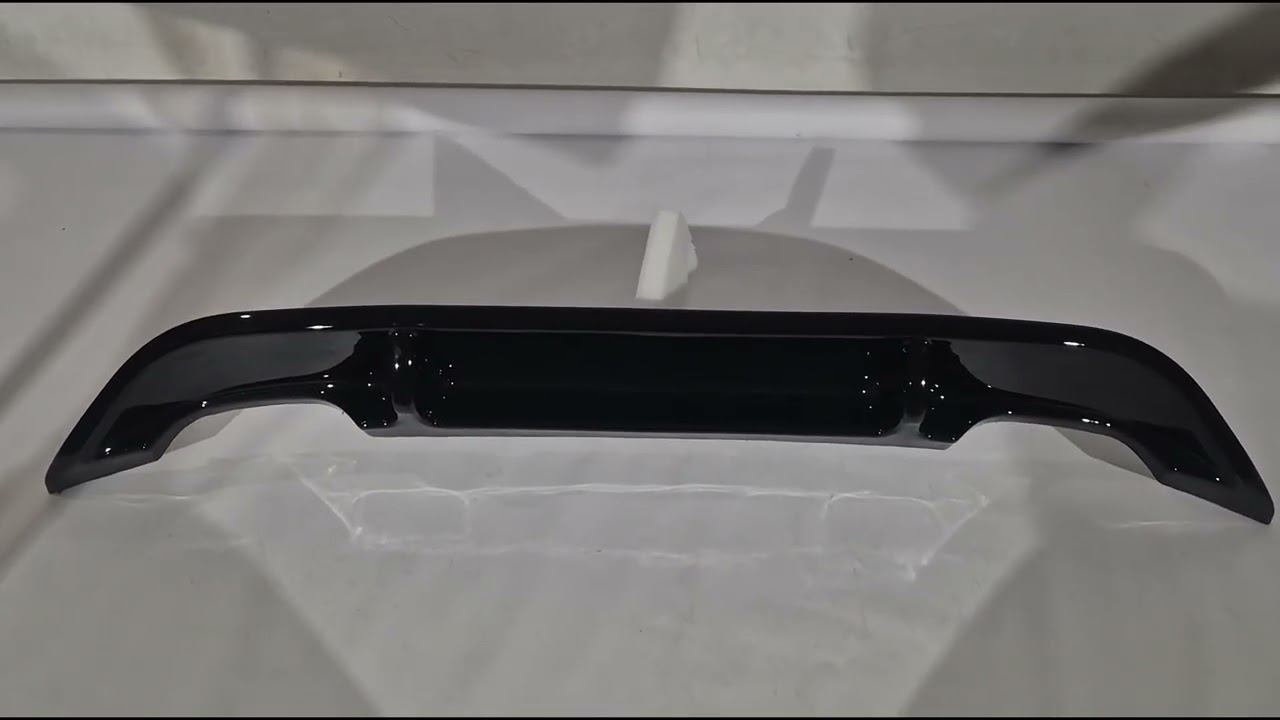 Volkswagen Golf 7/E-Golf 2012–2020 Zadní difuzor DPT V-5 (pro R / R-Line, 2012-2017, lesklá černá) Video 1