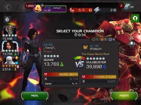 RK30 vs X_10 - Season 24 War 3 - Hulkbuster Node 50 with Quake
