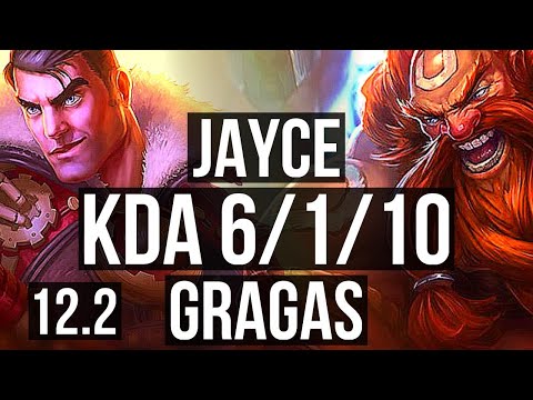JAYCE vs GRAGAS (TOP) | 6/1/10, 1.1M mastery | KR Diamond | 12.2