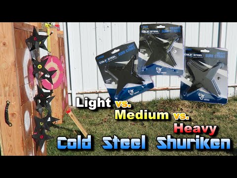 REVIEW:  Light, Medium, and Heavy Cold Steel's Sure Strike Shuriken
