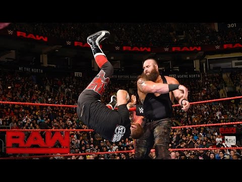 WATCH: Braun Strowman vs. Sami Zayn From Raw