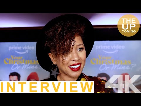 Natalie Gumede on Your Christmas or Mine? at London premiere