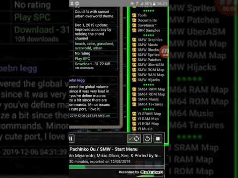 Smw Custom Music - Ganso Pachinko Ou - Start Menu