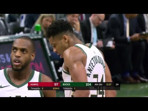 Khris Middleton Full Play vs Atlanta Hawks | 11/27/19 | Smart Highlights